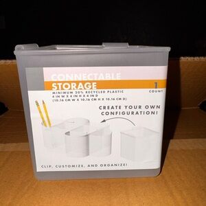 12 pack- Connectable Storage Box